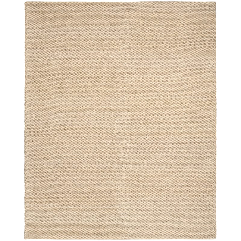 DKNY Pure Knots Indoor only Solid Area Rug - Beige - 9' 9" x 13' 9" - Rectangle