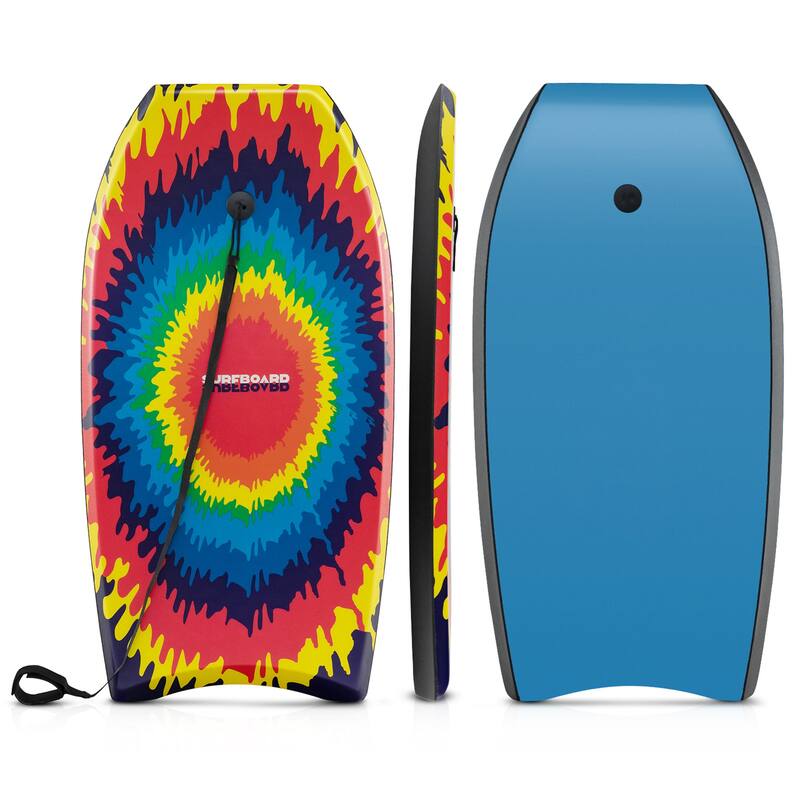Gymax 33'' Lightweight Body Board w/ EPS Core XPE Deck HDPE Bottom - Blue