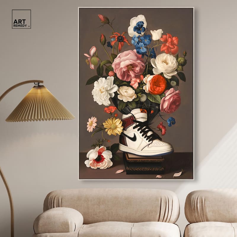 Sneaker Bouquet I Canvas by Art Remedy