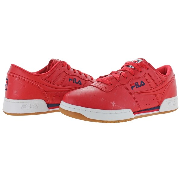 fila red trainers