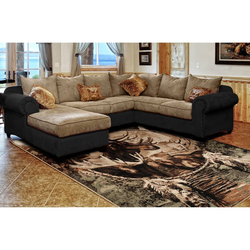 Westfield Home Hollyhock Elk Dream Catcher Area Rug
