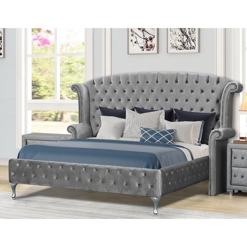 Deanna upholstered hot sale platform bed