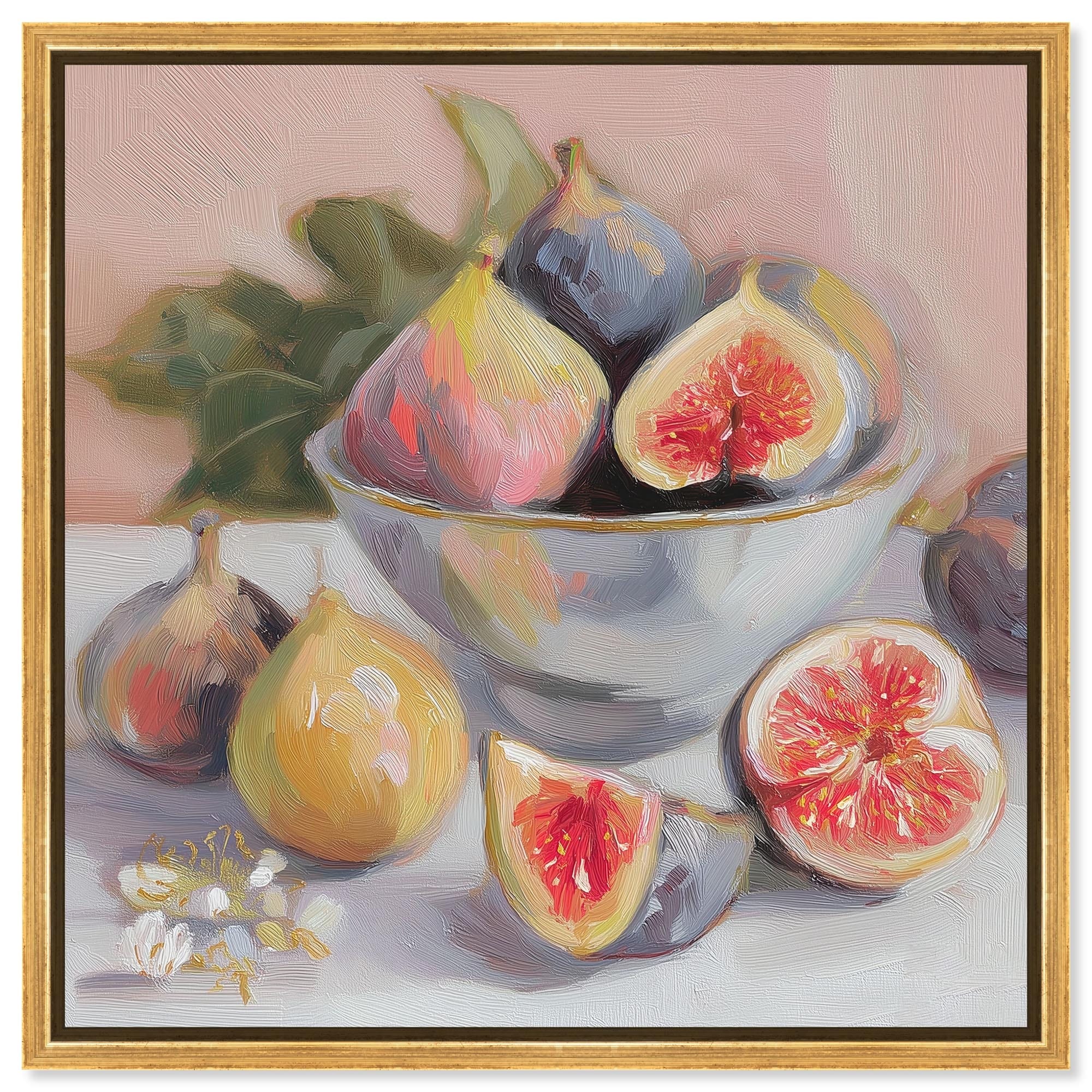 Open Delight I Farmhouse Wall Decor Canvas Print by Art Remedy