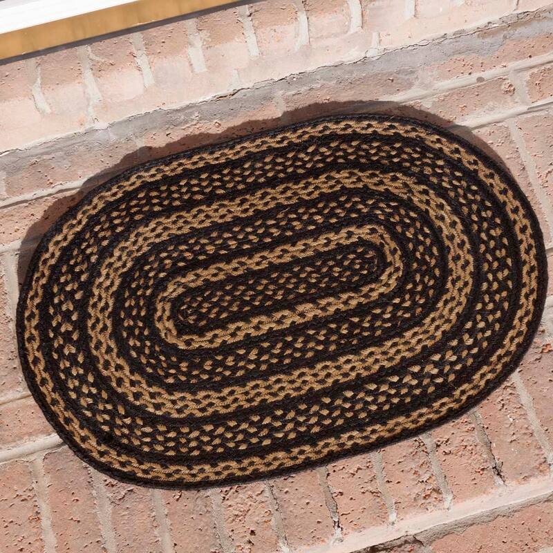 Farmhouse Jute Rug Oval w/ Pad 20x30 - 20" x 30"