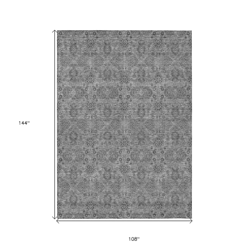 HomeRoots Floral Transitional Rectangle Outdoor Rug