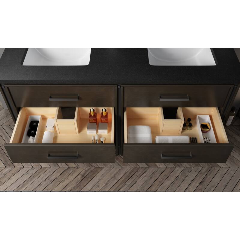Thornton 60" Double Bathroom Vanity Set