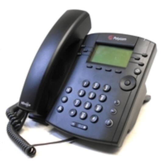 Shop Polycom Vvx 300 Ip Phone Cable Desktop 6 X Total Line Refurbished Overstock 16917538