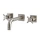 preview thumbnail 20 of 22, Kingston Brass Concord Two-Handle 3-Hole Wall Mount Bathroom Faucet