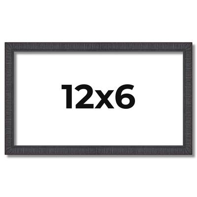 12x6 Frame Brown Solid Wood Picture Frame - Complete Modern Photo