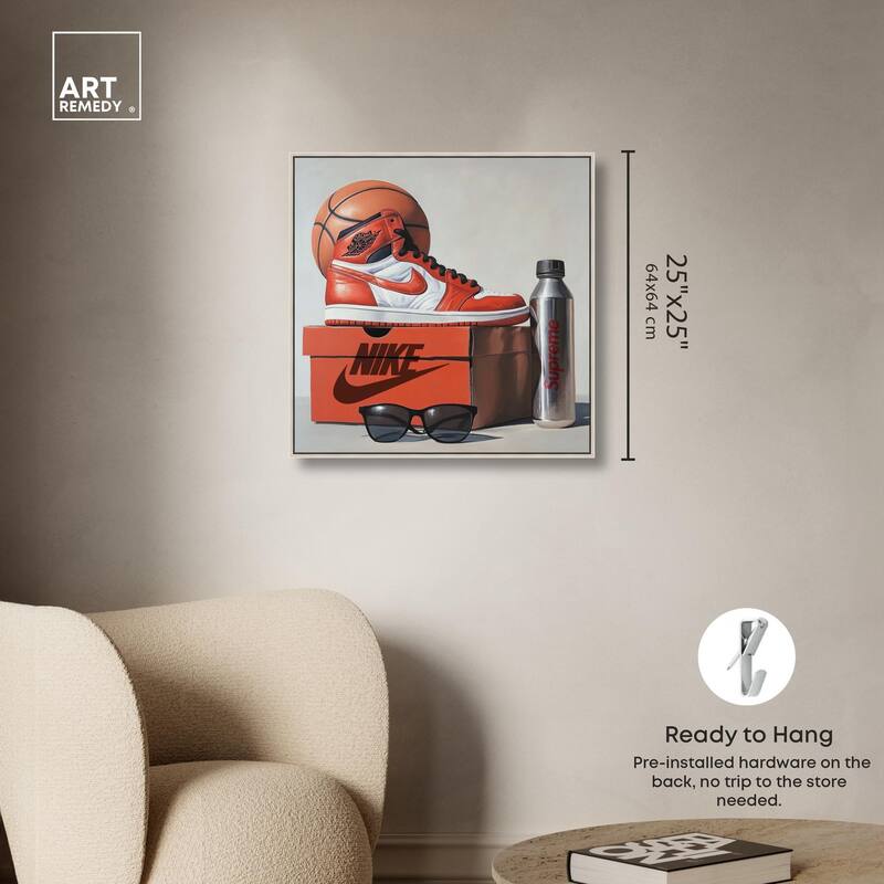 Basketball Practice Canvas by Art Remedy