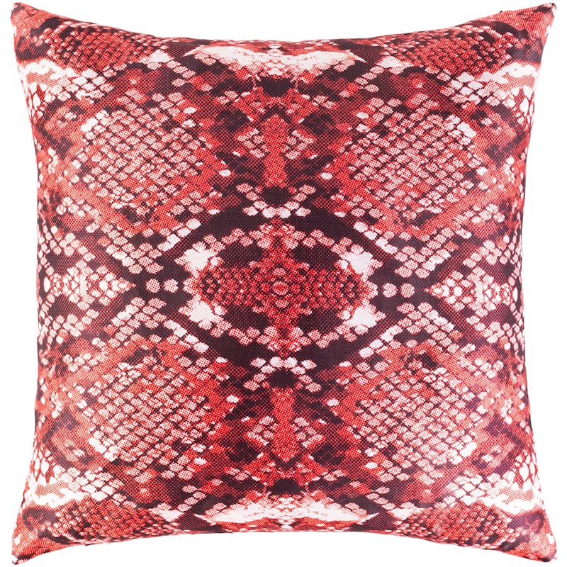 Artistic Weavers Cotulla Red Animal Print Throw Pillow