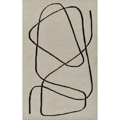 Momeni Simba Hand Tufted Wool Contemporary Area Rug