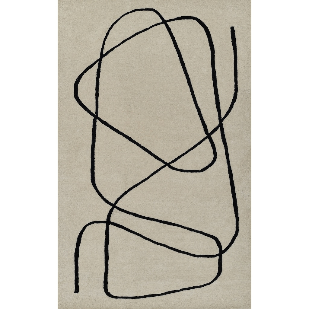 Momeni Simba Hand Tufted Wool Contemporary Area Rug