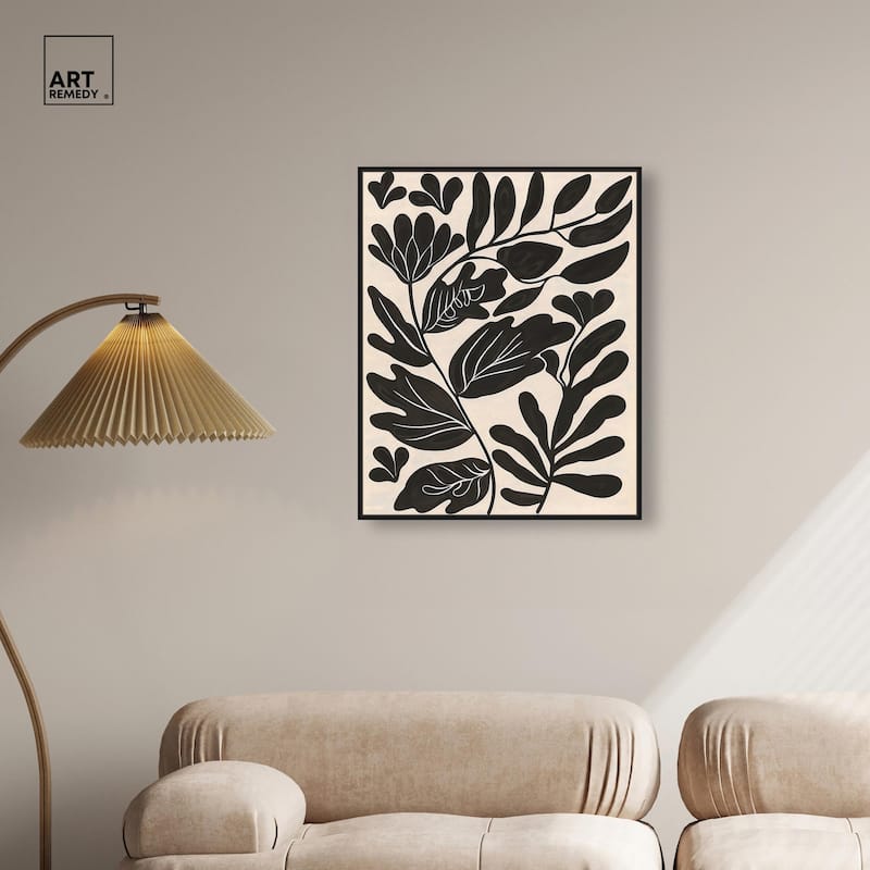 Ebony Eden Essence I Canvas by Art Remedy