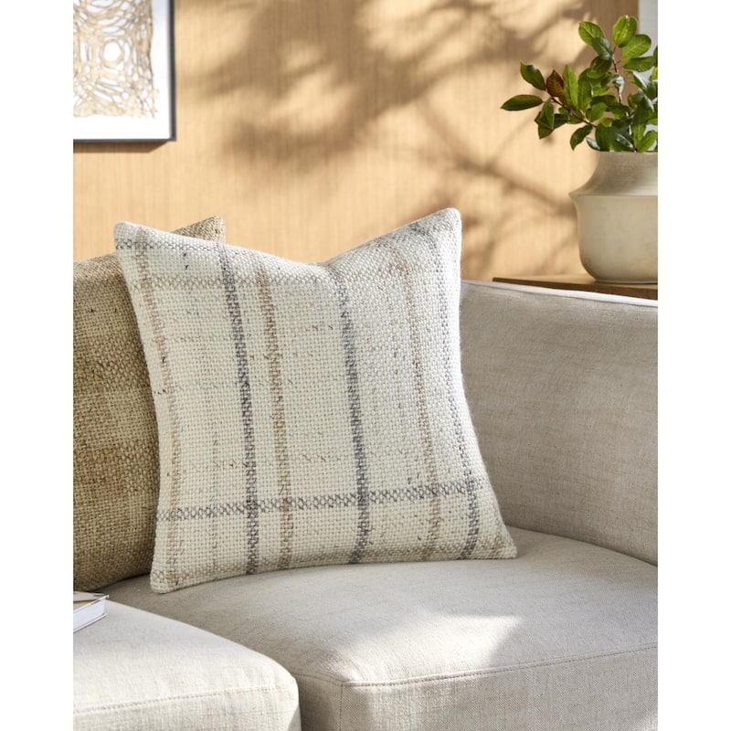 Becki Owens x Livabliss Amaya Transitional Accent Pillow - 22"L x 22"W - Cover Only