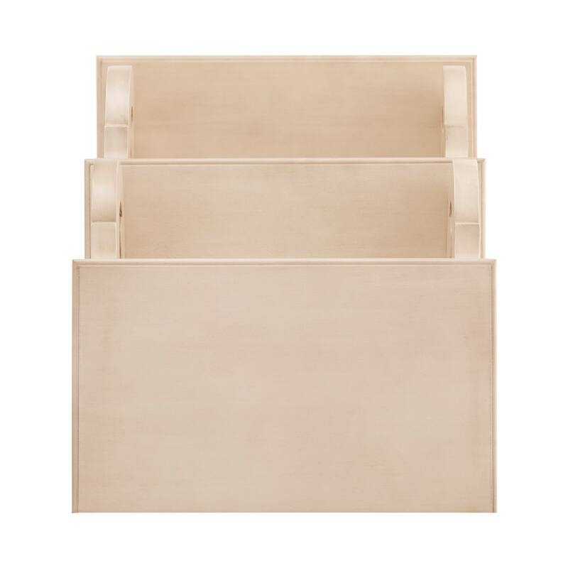 Lorraine Wood Scroll End Table by iNSPIRE Q Classic