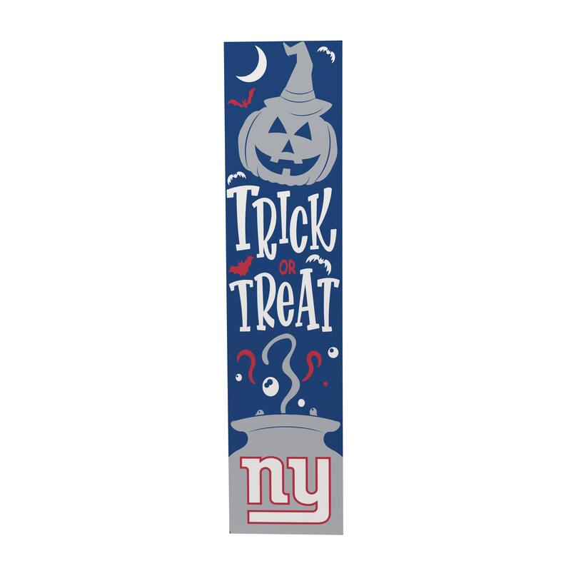47" Double Sided Seasonal Porch Leaner, New York Giants - 47" x 11.25"