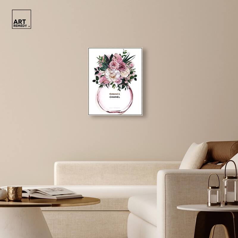 Floral Chance Fragrance Canvas by Art Remedy