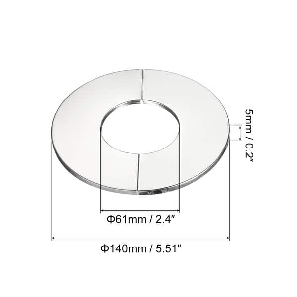 M METERXITY 4-Pack Wall Split Flange, For 1.6 Inch/40mm OD Pipe