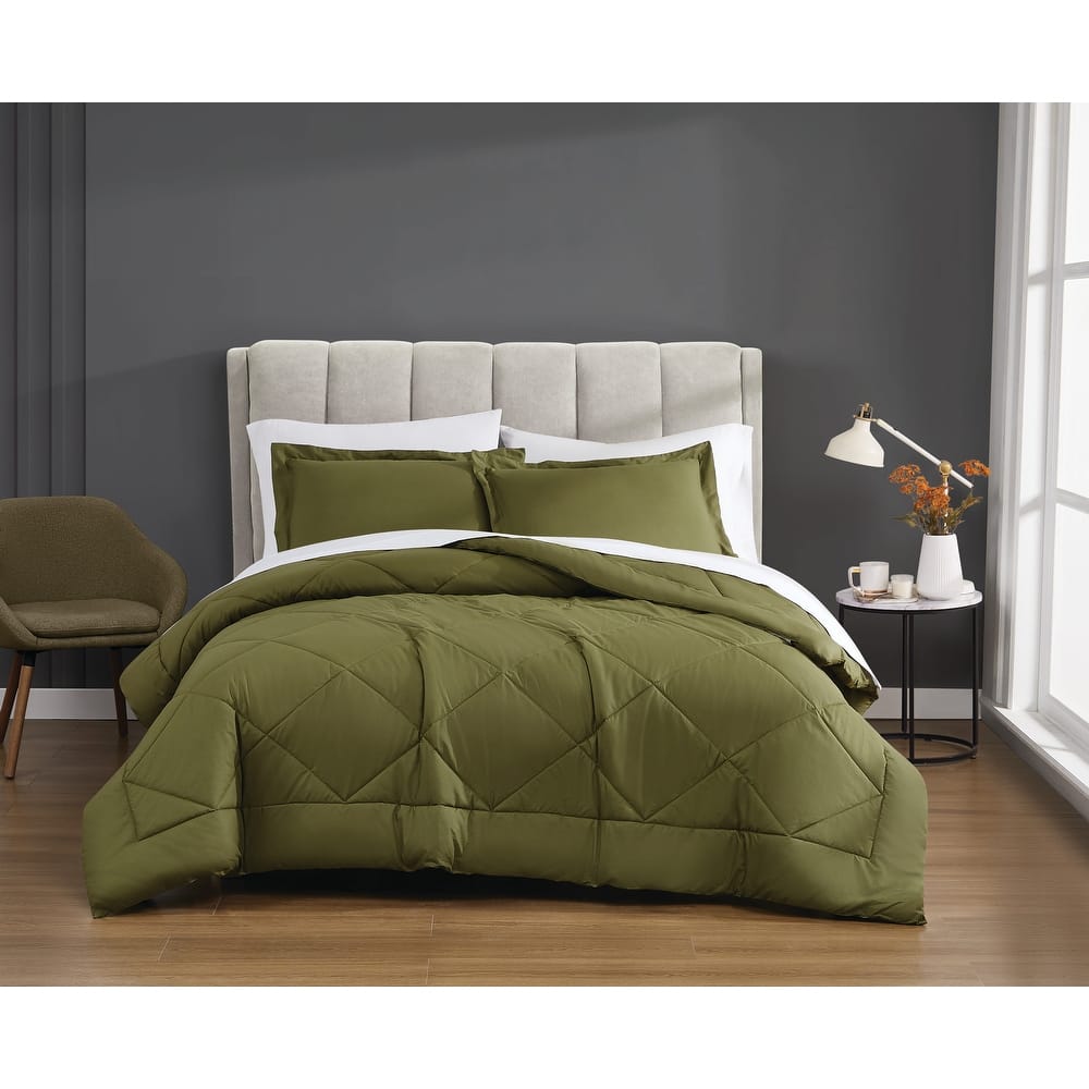 Cannon Solid Percale Comforter Set