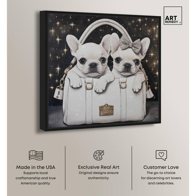 Constellation Frenchie Purse Canvas by Art Remedy