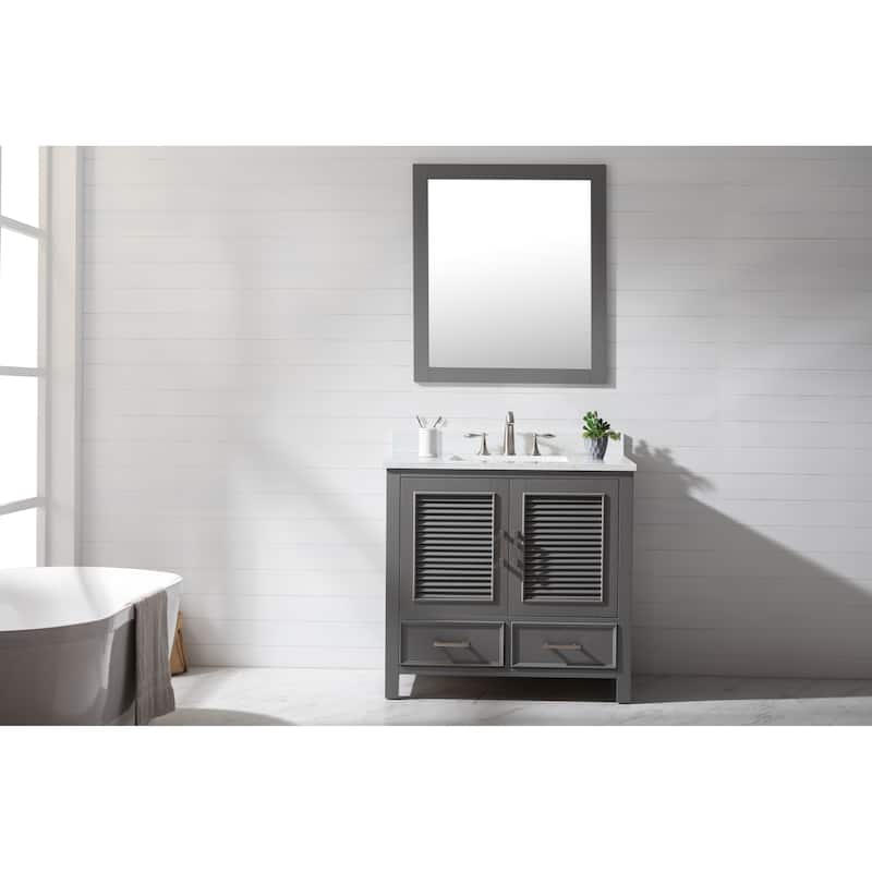 Estate 36" Single Vanity in Grey
