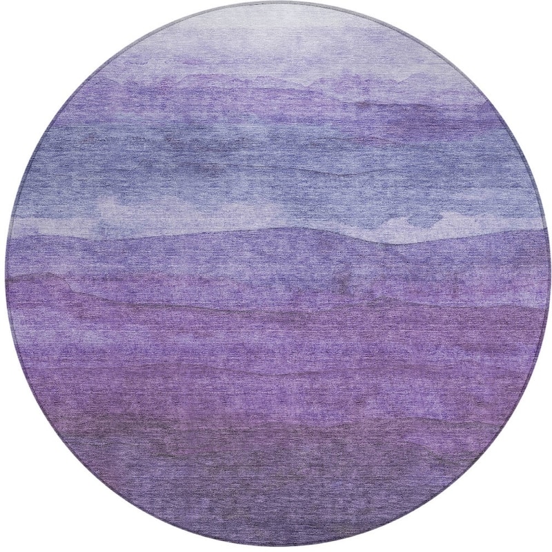 HomeRoots Abstract Modern Rectangle Outdoor Rug