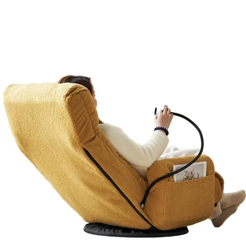 360 degree Swivel Adjustable Lounger with Phone Holder - Ergonomic Recliner for Living Room & Game Room Relaxation