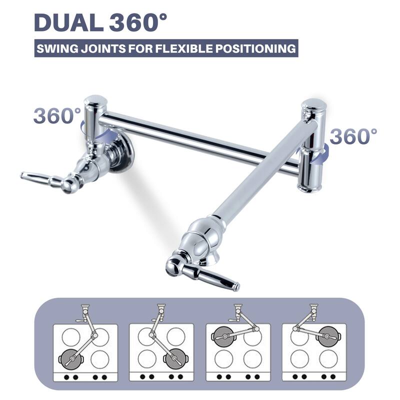 WOWOW Modern Retro Folding Filled Faucet