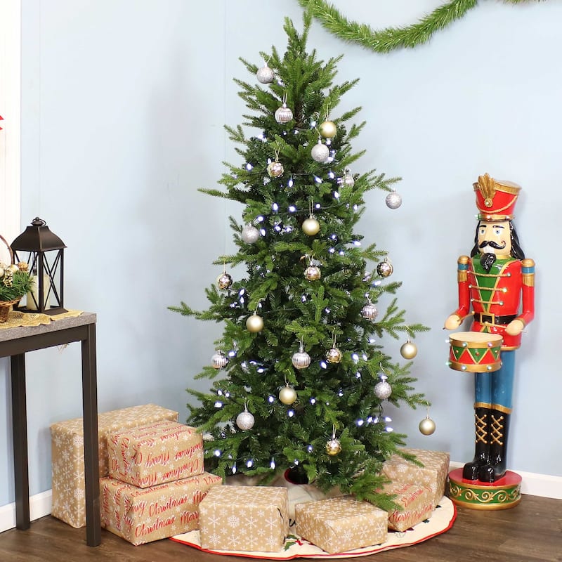 Sunnydaze Slim and Stately Artificial Christmas Tree