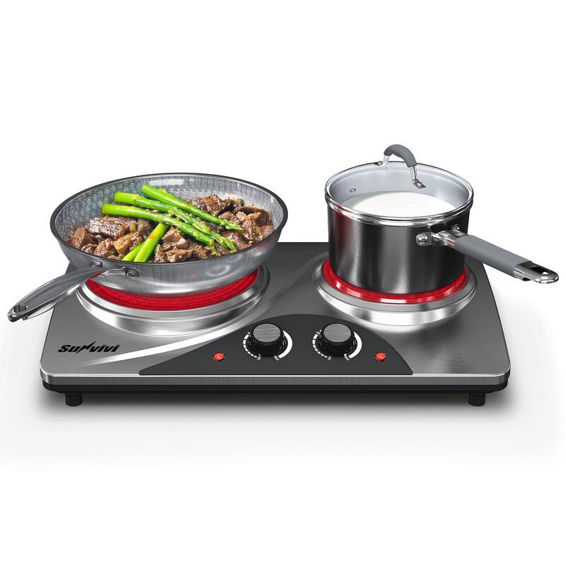Double Burner Portable Ceramic Cooker