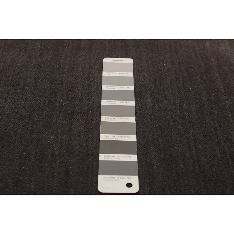 Kashkuli Gabbeh Grey Rug 1'11" x 5'10" - 1'11 x 5'10