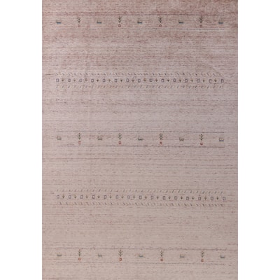 Hand Knotted Oriental 100% Wool Carpet Tribal Animal Pictorial Multi-Colored Gabbeh Area Rug - 11' 5'' X 8' 8''