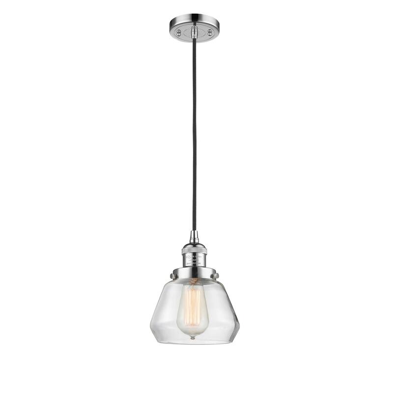 Innovations Lighting Fulton - 1 Light 7" Cord Hung Mini Pendant