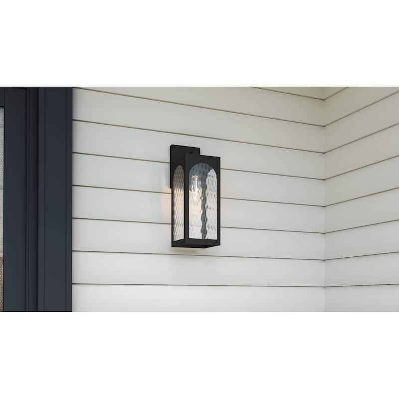 Dallington 1-Light Matte Black Outdoor Wall Lantern