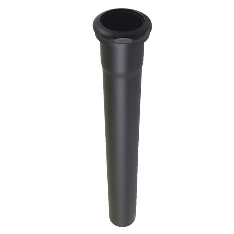 Kingston Brass Century 1-1/2" x 12" Brass Slip Joint Tailpiece Extension Tube - Matte Black