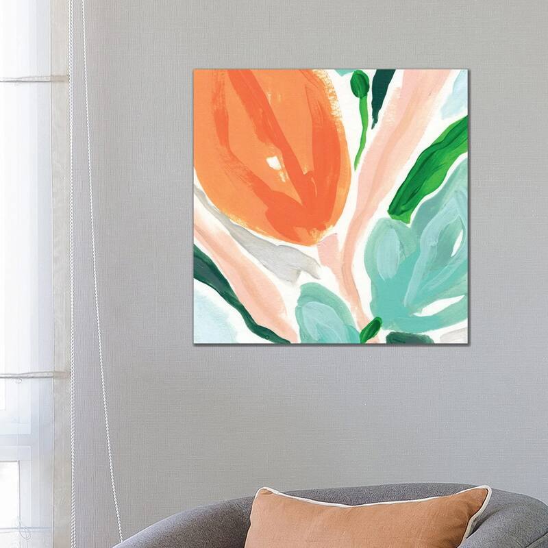 iCanvas "Primal Flora IV" by June Erica Vess Canvas Print - 26x26x1.5