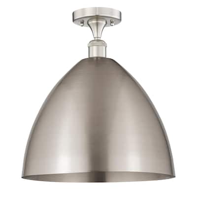 Innovations Lighting Edison Metal Bristol - 1 Light 16" Semi-Flush Mount.