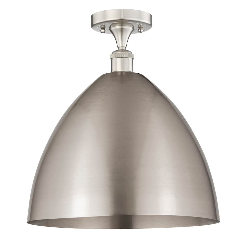 Innovations Lighting Edison Metal Bristol - 1 Light 16" Semi-Flush Mount.