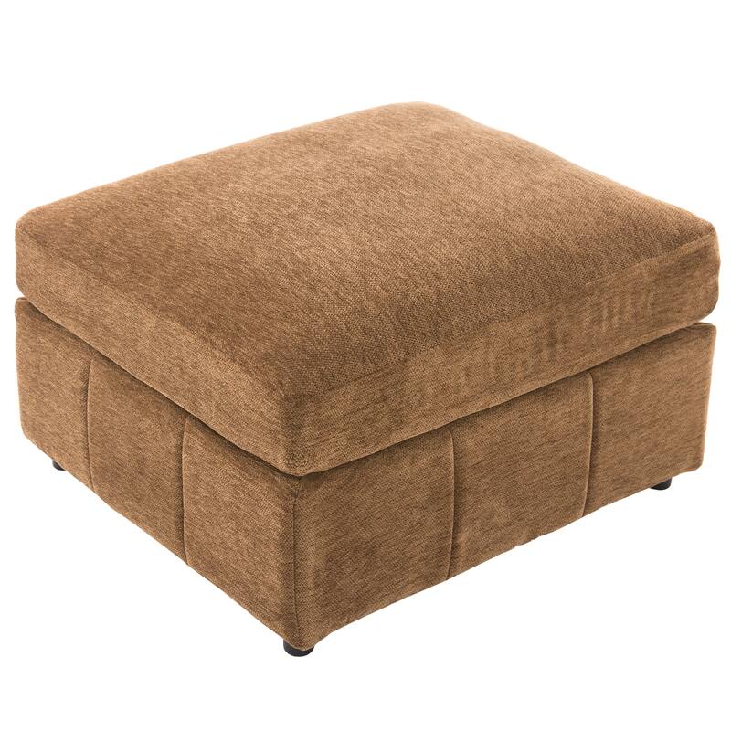 Roomfitters Modular U-Shaped Sectional Sofa Bed with Ottoman, USB Ports and Phone Holder for Living Room