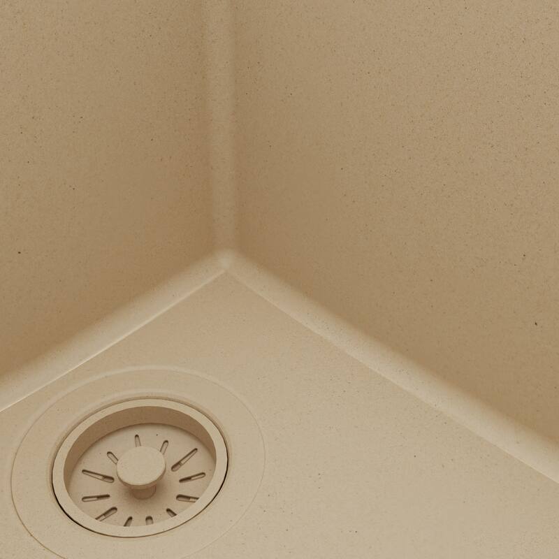 Karran Undermount Large/Small Bowl Quartz Kitchen Sink - 32" x 21.25" x 9" - 32" x 21.25" x 9"