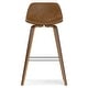 preview thumbnail 31 of 147, WYNDENHALL Cacey Mid Century Modern Bentwood Counter Height Stool (Set of 2) - 20.7'' x 21.1'' x 36.6