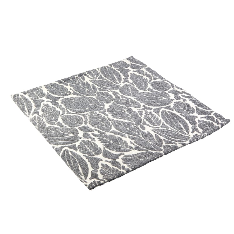 Klear Vu Katelyn Chenille Textured Decorative Toss Pillow Covers 20" x 20" (Set of 2)