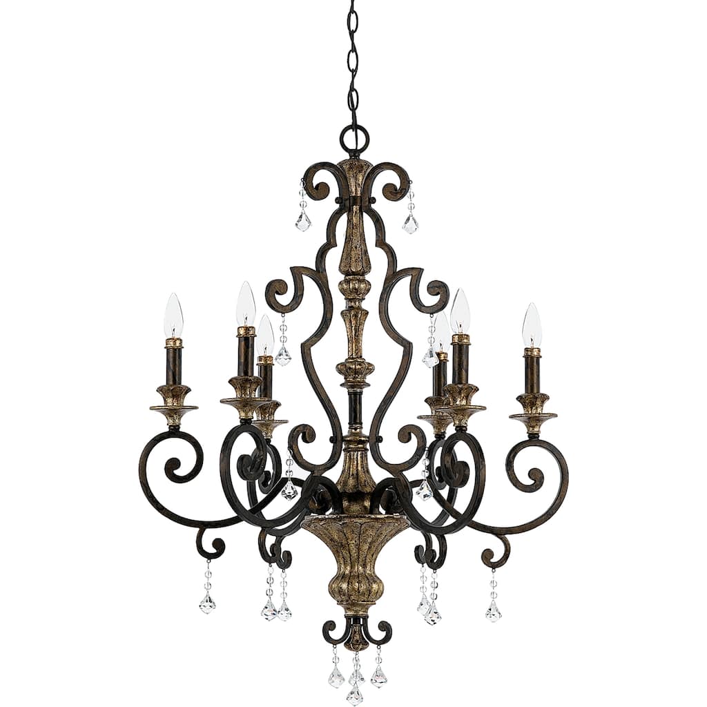 Quoizel 'Marquette' 6-light Chandelier