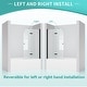 preview thumbnail 5 of 8, i-Homare 35 in. W x 55 in. H Frameless Tempered Glass Tub Door