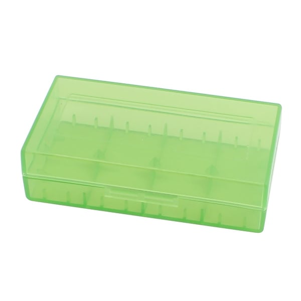 78mmx40mmx21mm Hard Plastic Battery Storage Case Holder Organizer