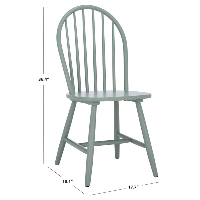 SAFAVIEH HOME Omaha Dining Chair (Set of 2) - 18"W x 18"D x 36"H