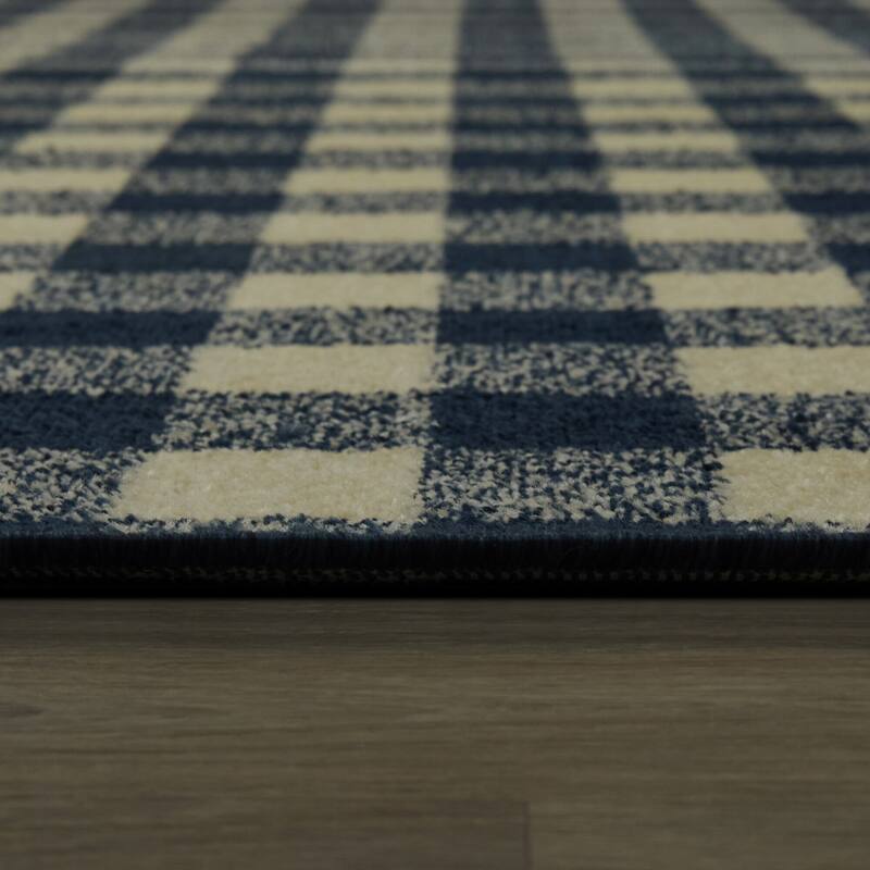 Rogers Gingham Area Rug