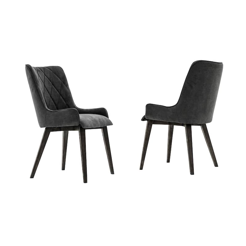 Alana Upholstered Slope Arm Dining Chairs - Set of 2