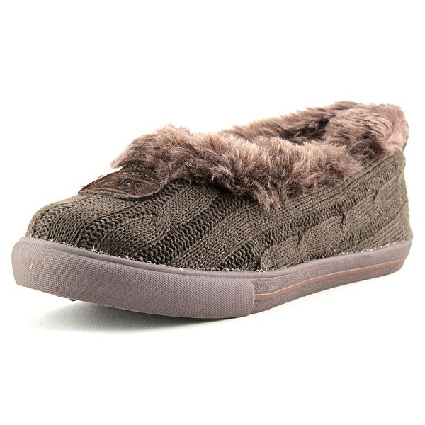 Bobs by Skechers Mad Crush-Snuggle In Round Toe Canvas Slipper